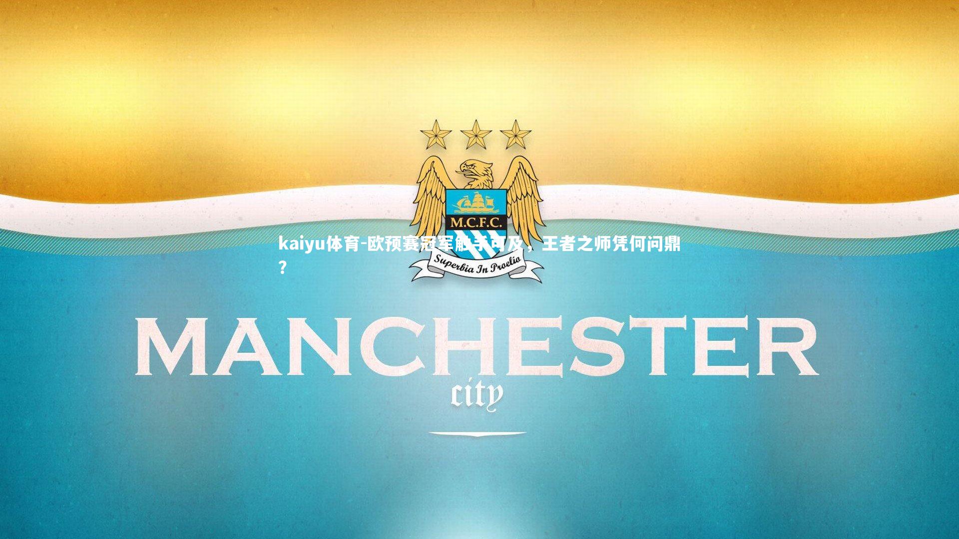 欧预赛冠军触手可及,王者之师凭何问鼎?